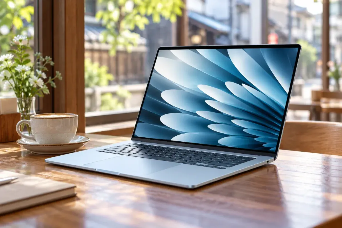 MacBook Airの使用イメージ(AI生成)