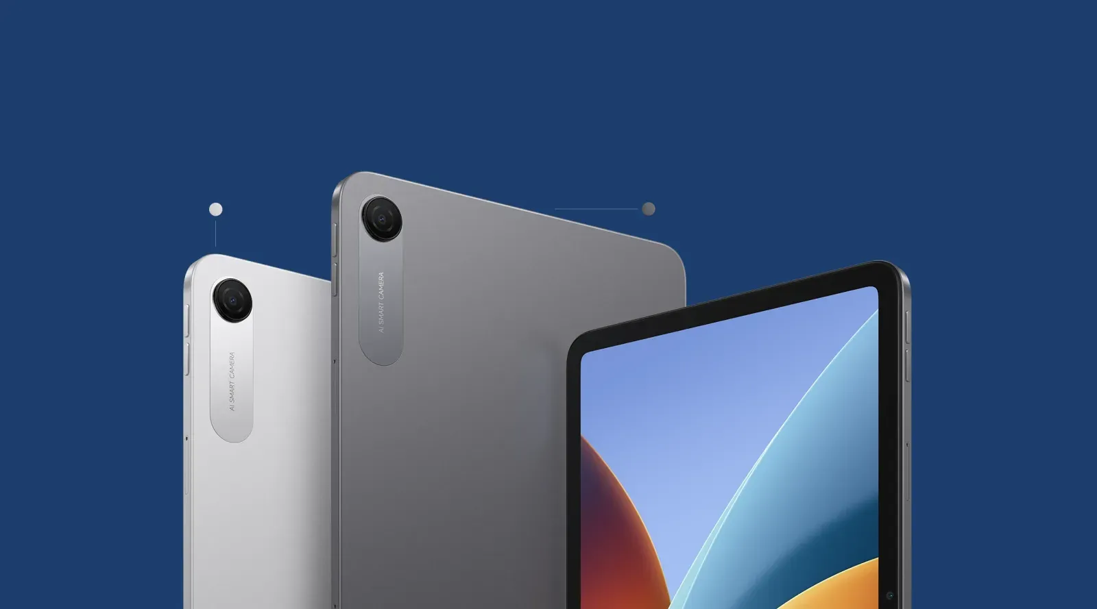 REDMI Pad 2 9.7のシルバーとグラファイトグレーの公式製品画像
