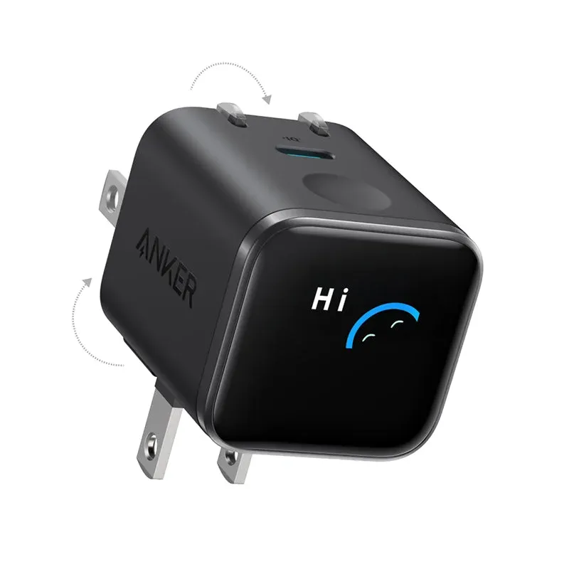 Anker Nano Charger (45W, Display, スイングプラグ) A121Dの公式製品画像