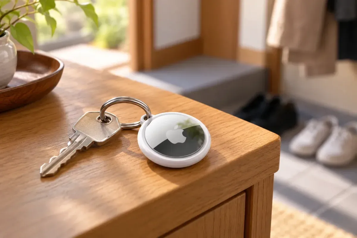 AirTagの使用イメージ(AI生成)