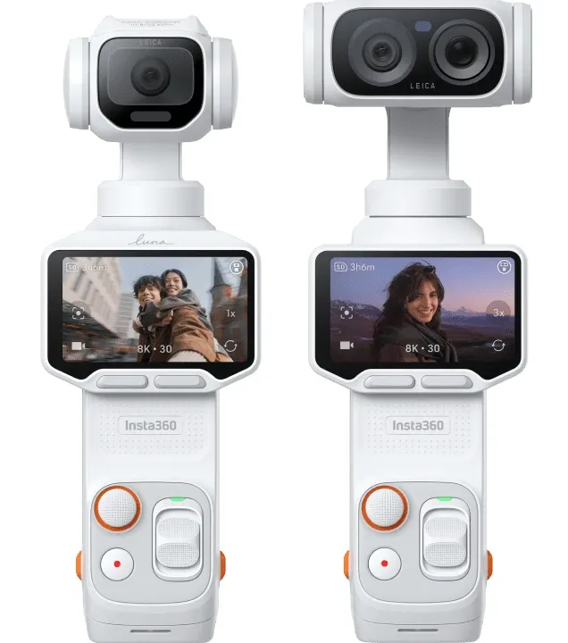 Insta360 Luna Pro(左)とLuna Ultra(右)の公式製品画像